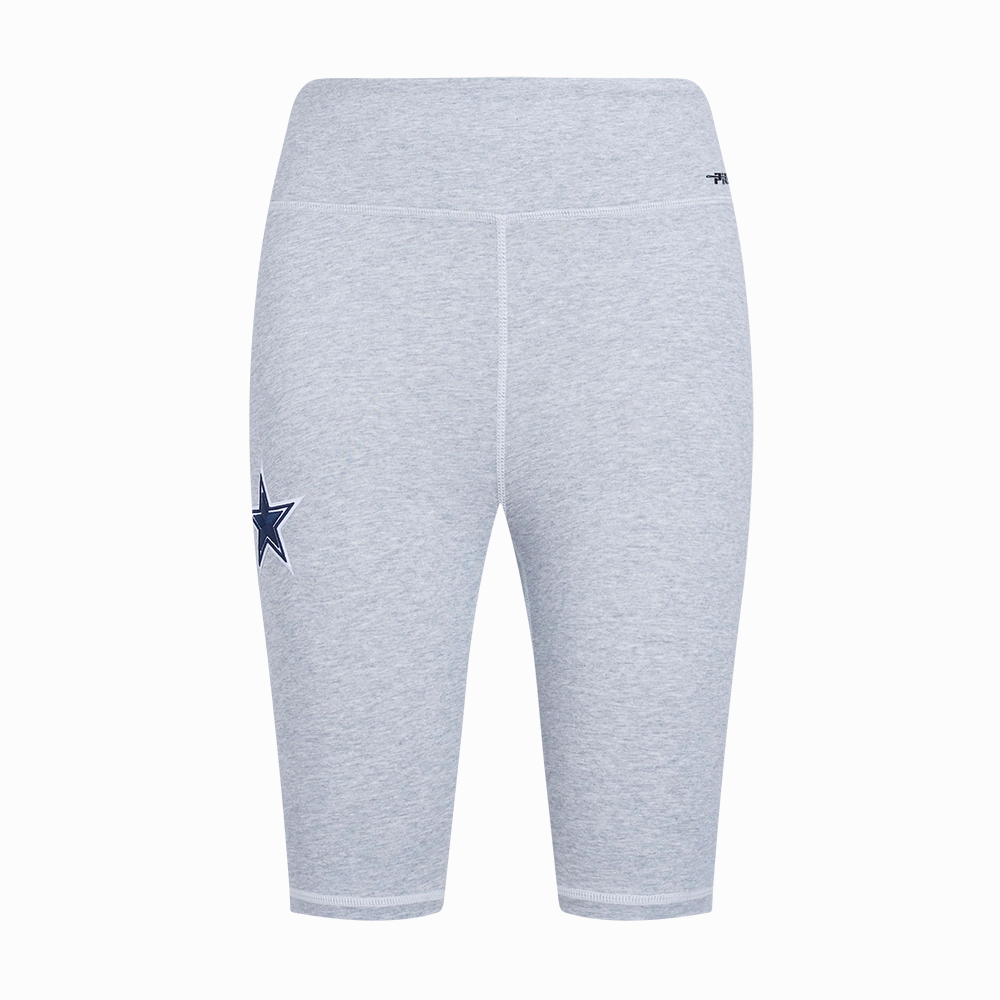 NFL DALLAS COWBOYS CLASSIC WOMEN'S COTTON BIKE SHORT (HEATHER GREY)