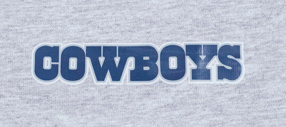 NFL DALLAS COWBOYS CLASSIC WOMEN'S COTTON BIKE SHORT (HEATHER GREY)