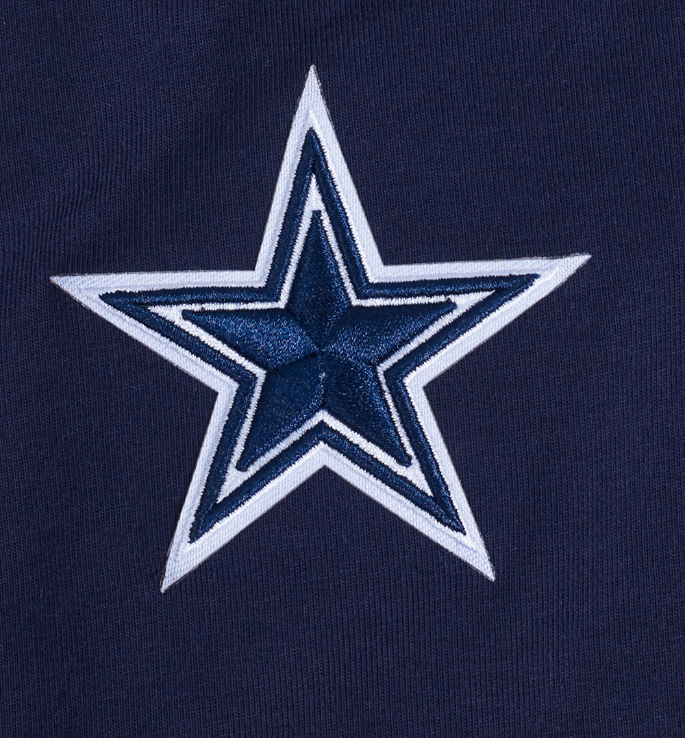 NFL DALLAS COWBOYS CLASSIC WOMEN'S COTTON BIKE SHORT (MIDNIGHT NAVY)