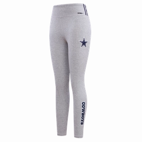 NFL DALLAS COWBOYS CLASSIC WOMEN'S JERSEY LEGGING (HEATHER GREY)