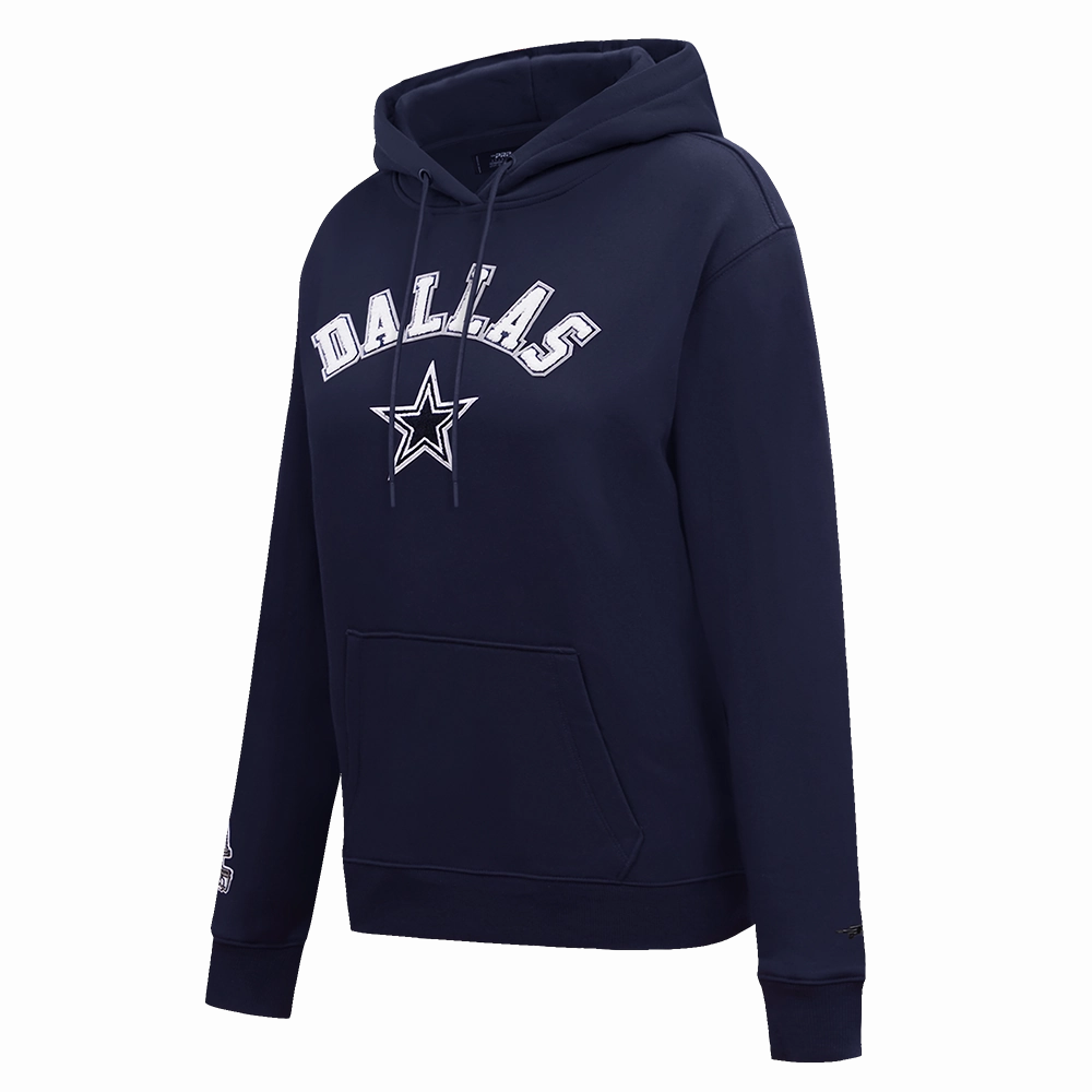 NFL DALLAS COWBOYS CLASSIC WOMEN'S PULLOVER HOODIE (MIDNIGHT NAVY)
