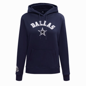 NFL DALLAS COWBOYS CLASSIC WOMEN'S PULLOVER HOODIE (MIDNIGHT NAVY)