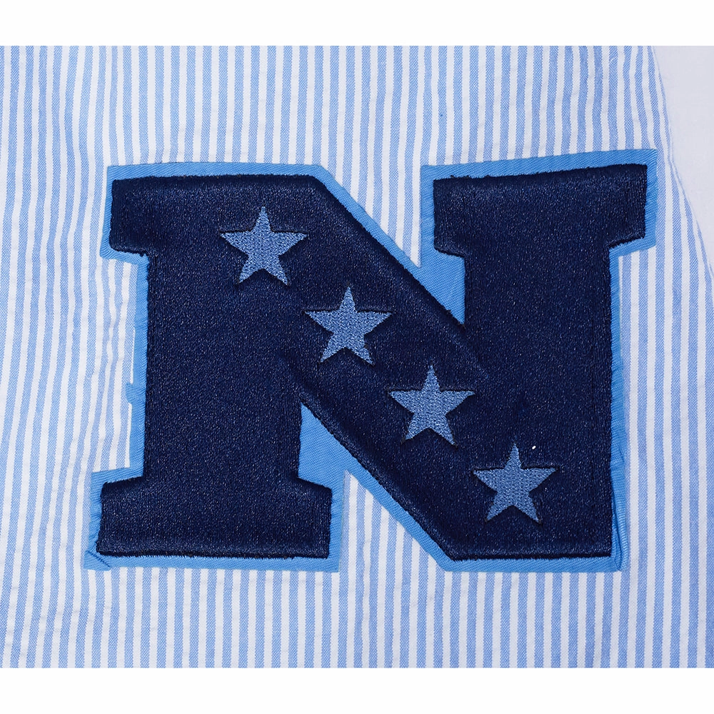 NFL DALLAS COWBOYS COUNTRY CLUB MEN'S SEERSUCKER JACKET (SEERSUCKER BLUE)