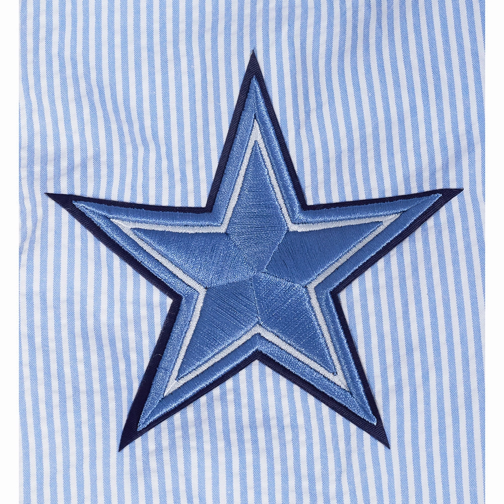 NFL DALLAS COWBOYS COUNTRY CLUB MEN'S SEERSUCKER JACKET (SEERSUCKER BLUE)