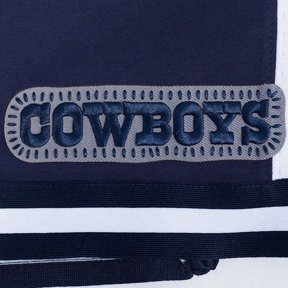 NFL DALLAS COWBOYS DIY PICK STITCH MEN'S DOUBLE KNIT 2.0 SHORT (MIDNIGHT NAVY)