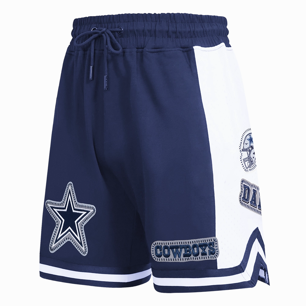 NFL DALLAS COWBOYS DIY PICK STITCH MEN'S DOUBLE KNIT 2.0 SHORT (MIDNIGHT NAVY)