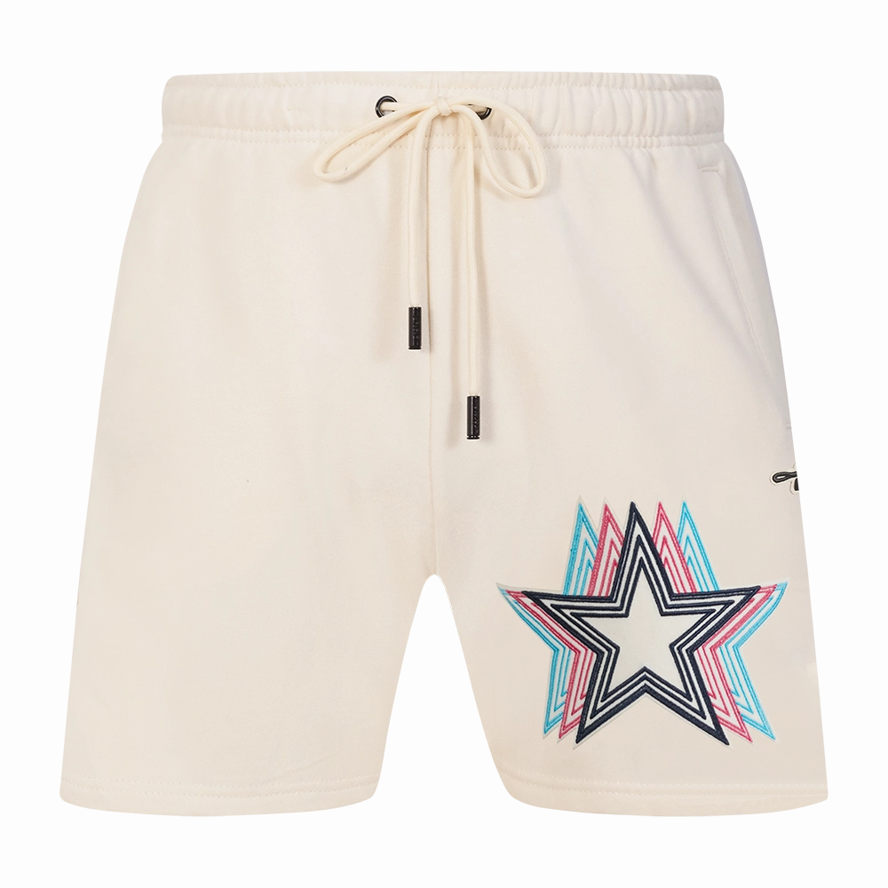 NFL DALLAS COWBOYS ECHO LOGO MEN'S FLEECE SHORT (EGGSHELL)