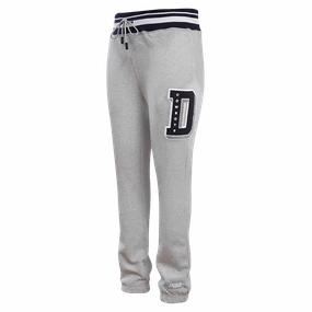 NFL DALLAS COWBOYS MASHUP MEN'S RIB SWEATPANT (HEATHER GREY/MIDNIGHT NAVY)