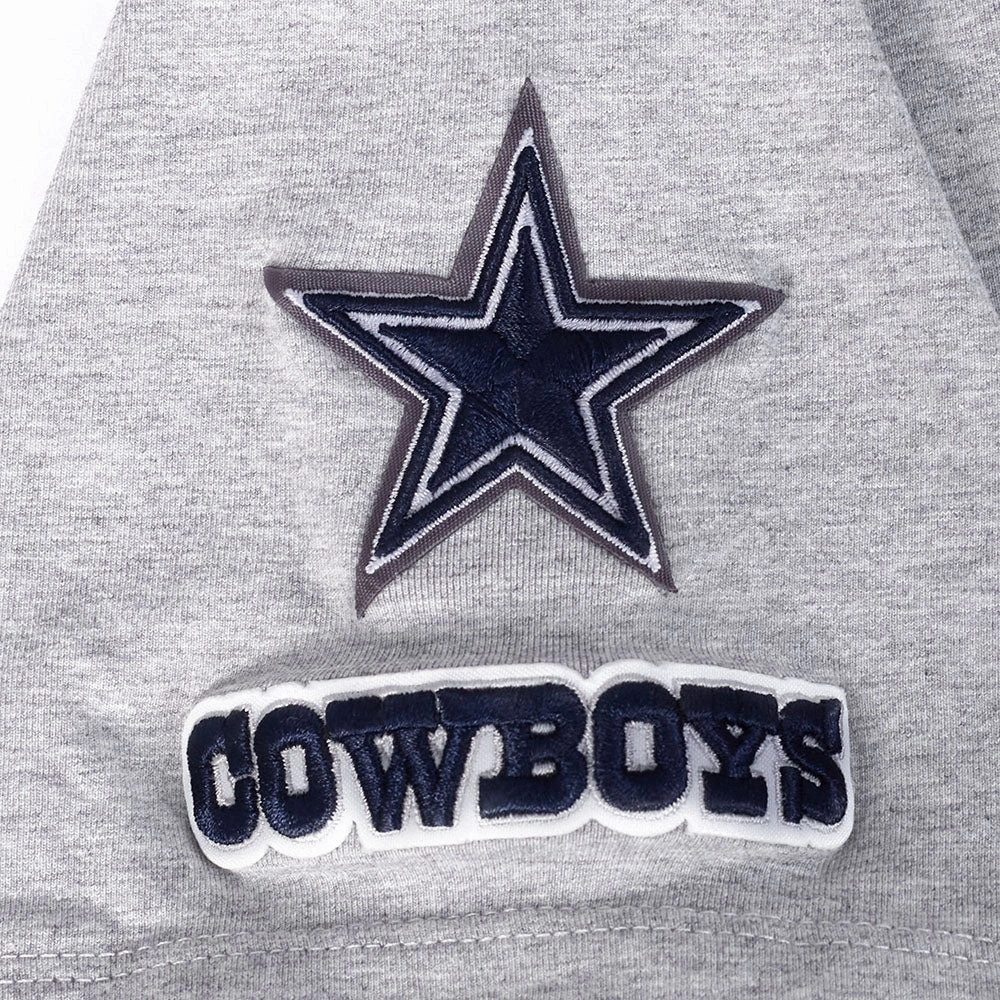 NFL DALLAS COWBOYS MASHUP WOMEN'S BOXY TEE (HEATHER GREY)