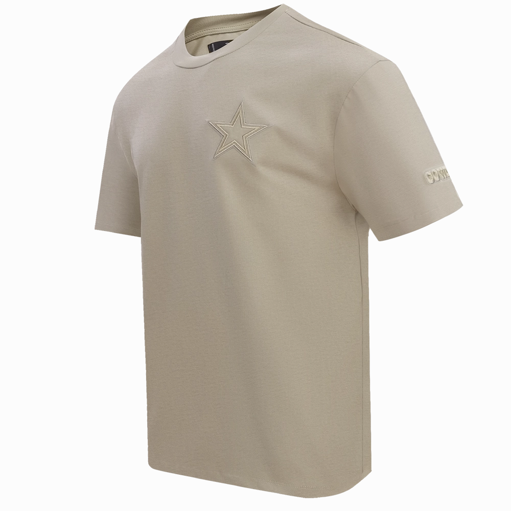 NFL DALLAS COWBOYS NEUTRAL DROP SHOULDER MEN'S TEE (TAUPE)