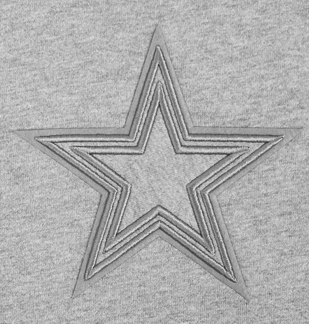 NFL DALLAS COWBOYS NEUTRAL MEN'S DROP SHOULDER TEE (DARK HEATHER GRAY)