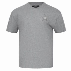 NFL DALLAS COWBOYS NEUTRAL MEN'S DROP SHOULDER TEE (DARK HEATHER GRAY)