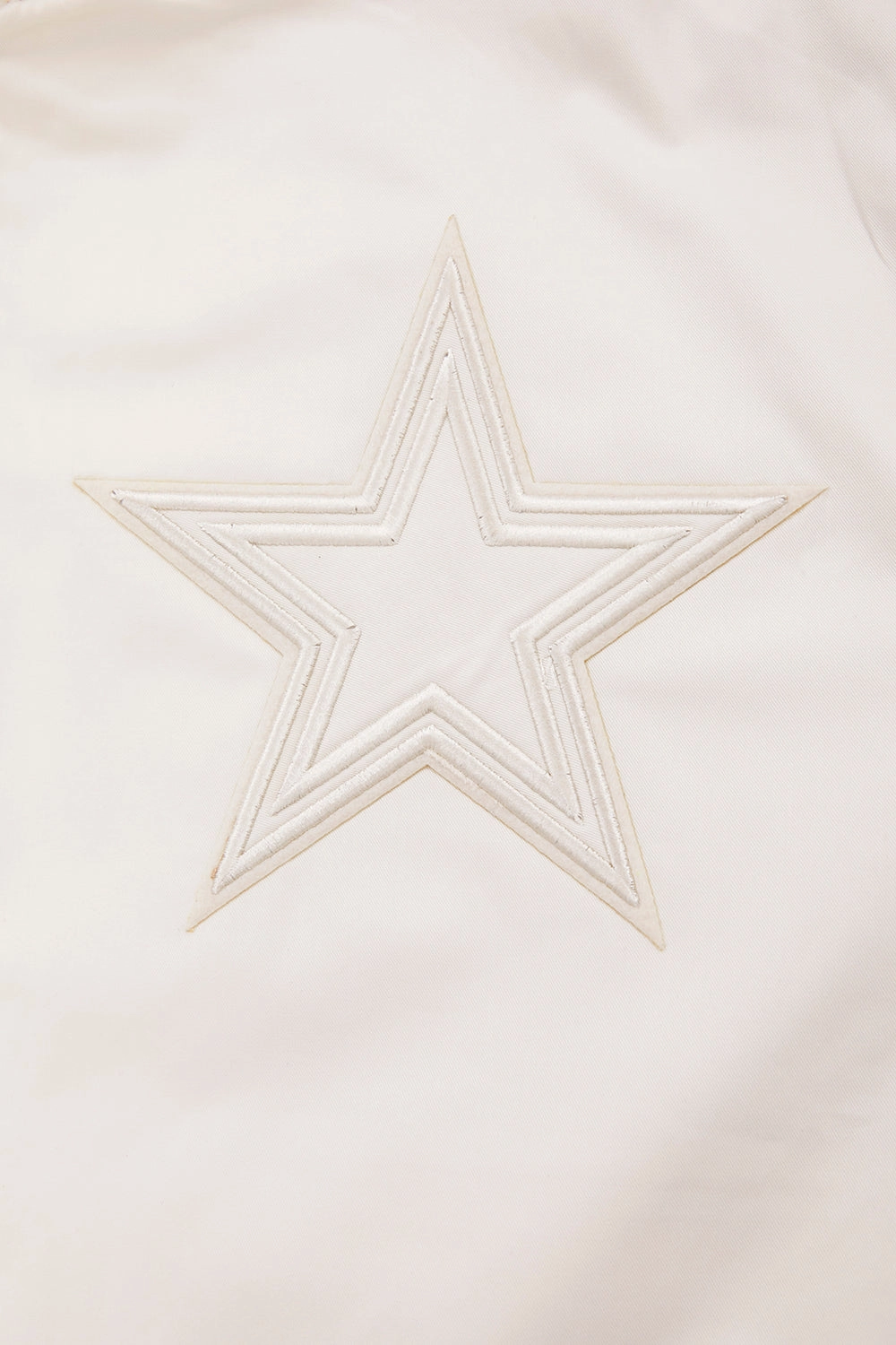 NFL DALLAS COWBOYS NEUTRAL MEN'S TWILL JACKET (EGGSHELL)