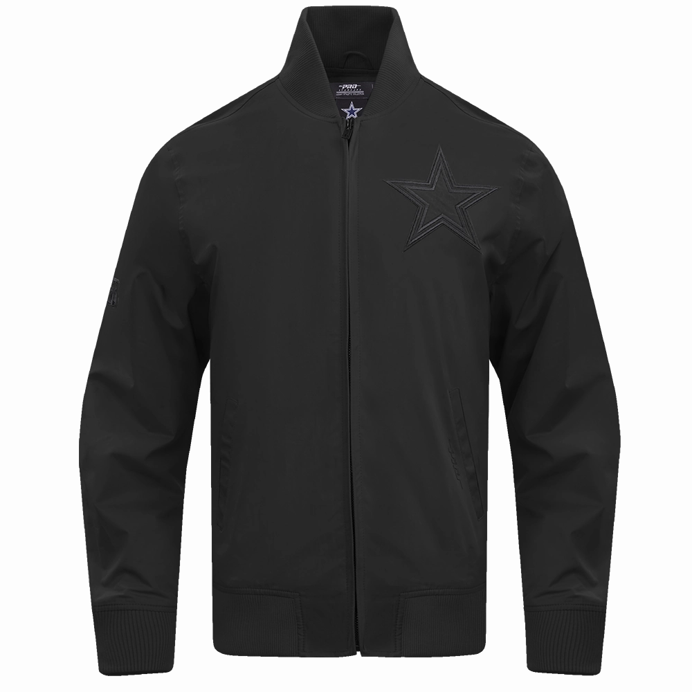 NFL DALLAS COWBOYS NEUTRAL TWILL JACKET (BLACK)