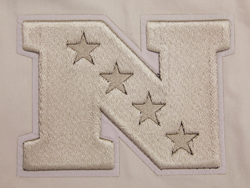 NFL DALLAS COWBOYS NEUTRAL TWILL JACKET (TAUPE)