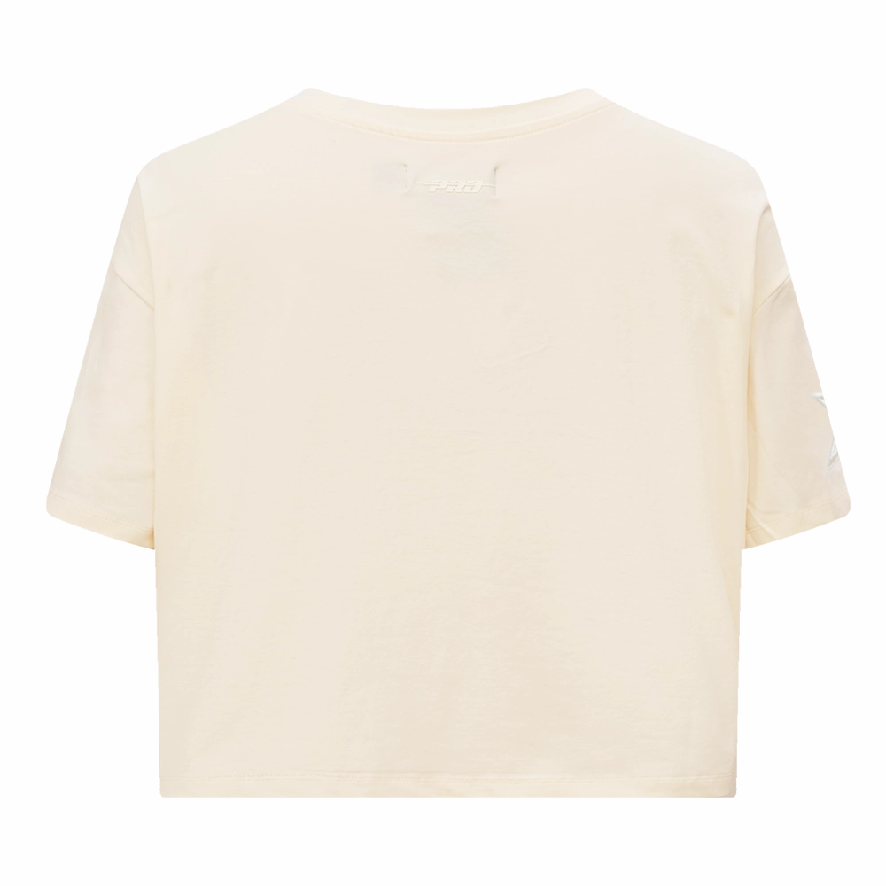 NFL DALLAS COWBOYS NEUTRAL WOMEN'S BOXY TEE (EGGSHELL)