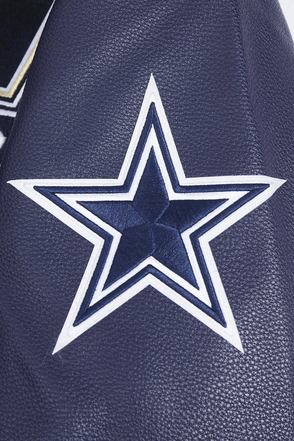 NFL DALLAS COWBOYS PRO PREP PLAID MEN'S WOOL VARSITY JACKET (FOREST GREEN/MIDNIGHT NAVY)