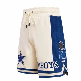 NFL DALLAS COWBOYS RETRO CLASSIC MEN'S 2.0 SHORT (EGGSHELL/DODGER BLUE)