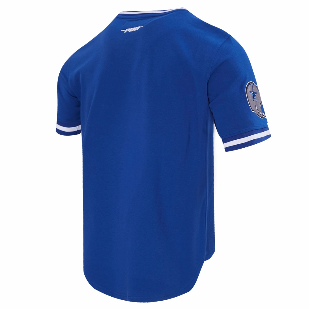 NFL DALLAS COWBOYS RETRO CLASSIC MEN'S TEE (DODGER BLUE)