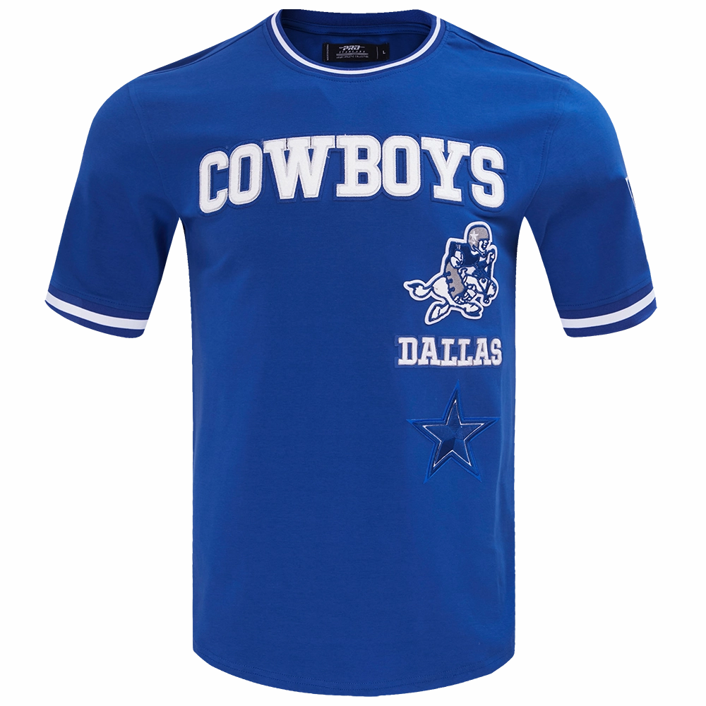 NFL DALLAS COWBOYS RETRO CLASSIC MEN'S TEE (DODGER BLUE)