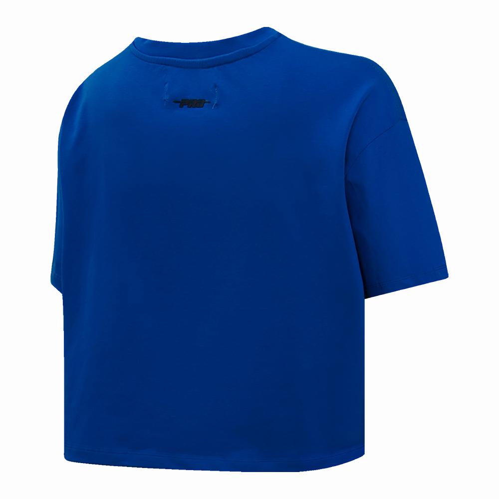 NFL DALLAS COWBOYS RETRO CLASSIC WOMEN'S BOXY TEE (DODGER BLUE)