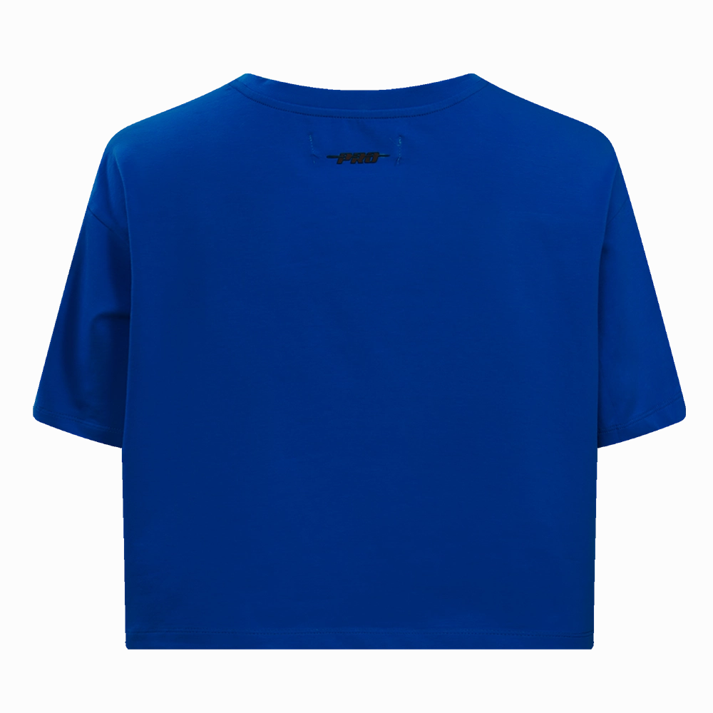 NFL DALLAS COWBOYS RETRO CLASSIC WOMEN'S BOXY TEE (DODGER BLUE)