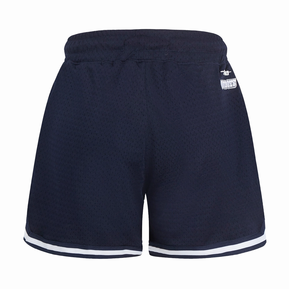 NFL DALLAS COWBOYS SCRIPT TAIL WOMEN'S MESH TAPE SHORT (MIDNIGHT NAVY)