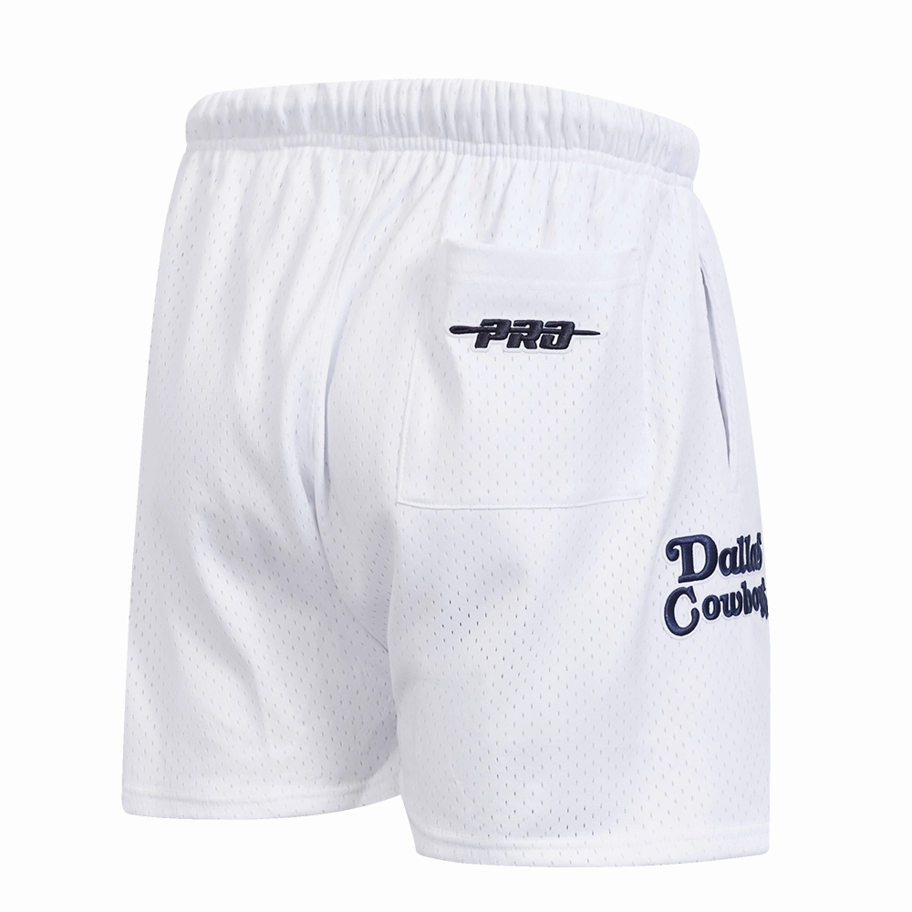NFL DALLAS COWBOYS SOUVENIR MEN'S MESH SHORT (WHITE)