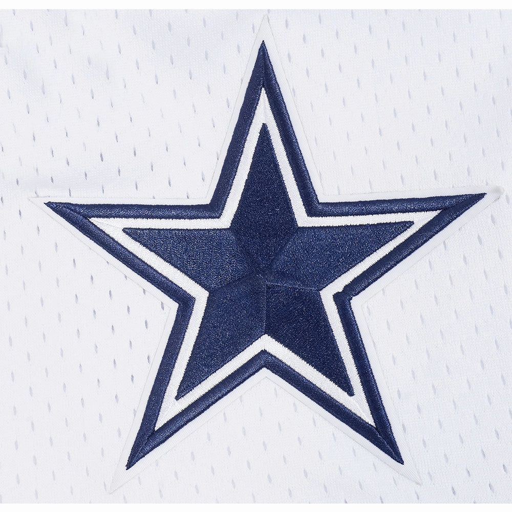 NFL DALLAS COWBOYS SOUVENIR MEN'S MESH SHORT (WHITE)