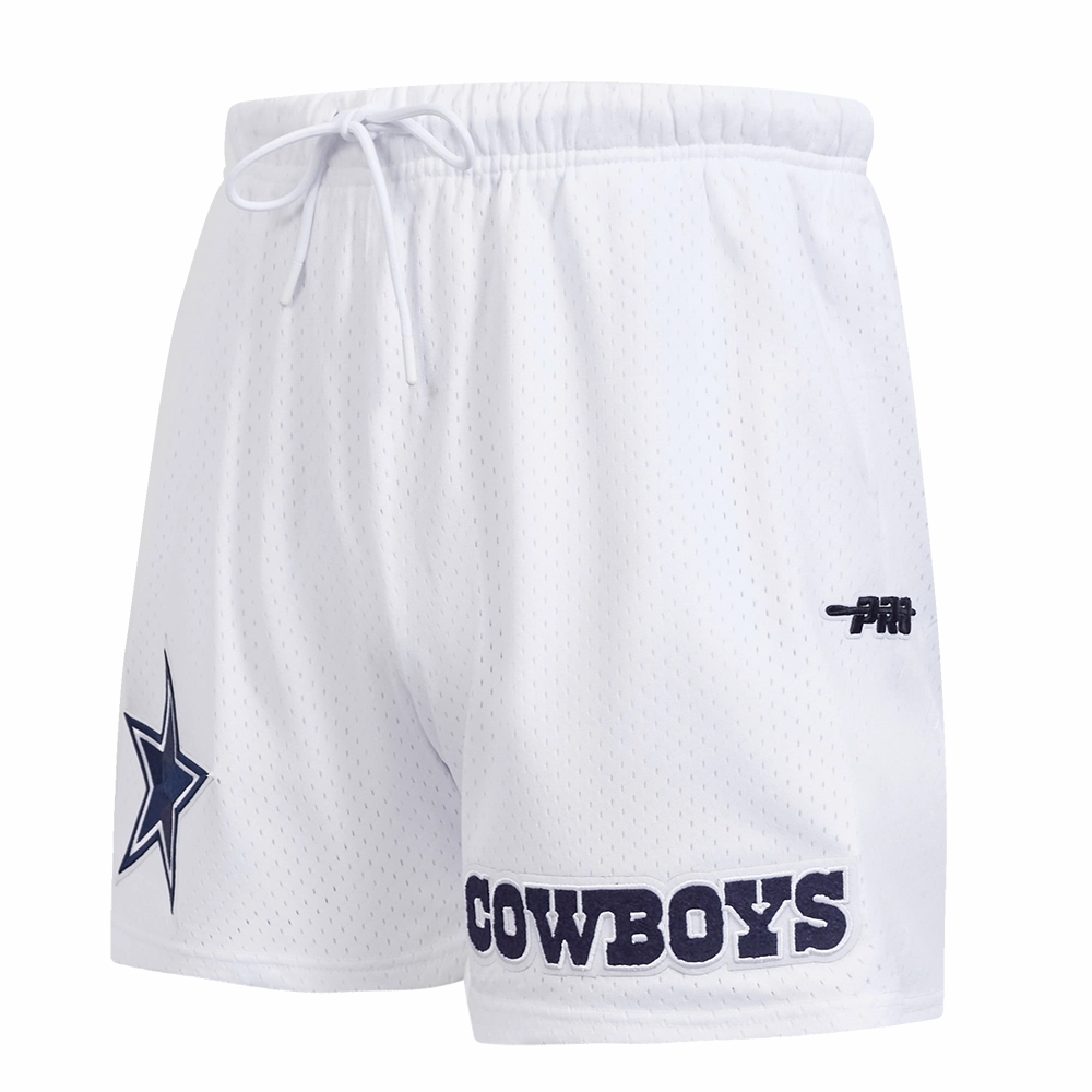 NFL DALLAS COWBOYS SOUVENIR MEN'S MESH SHORT (WHITE)