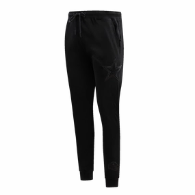 NFL DALLAS COWBOYS TRIPLE BLACK MEN'S JOGGER (BLACK)