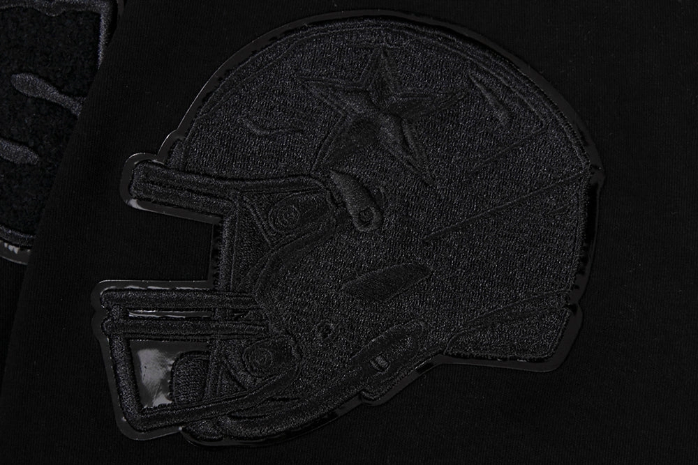 NFL DALLAS COWBOYS TRIPLE BLACK MEN'S TEE (BLACK)