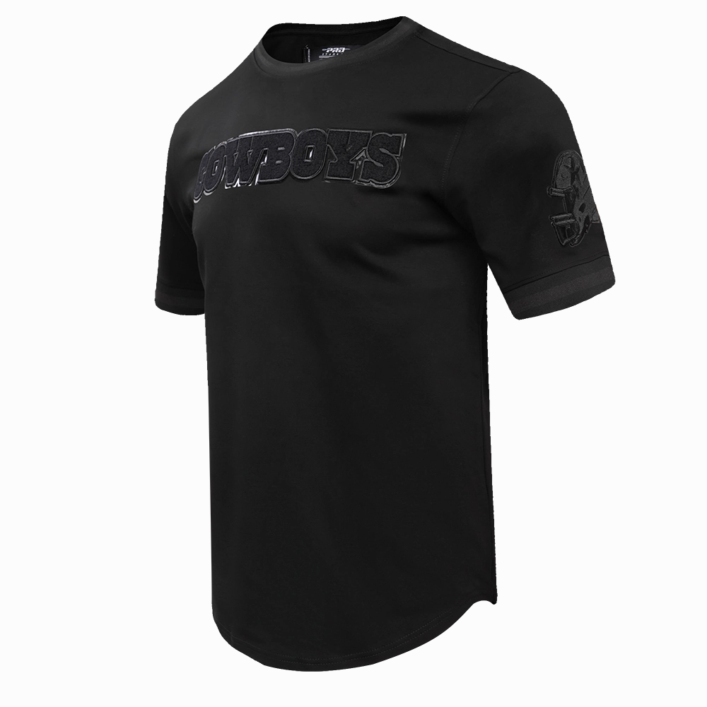 NFL DALLAS COWBOYS TRIPLE BLACK MEN'S TEE (BLACK)
