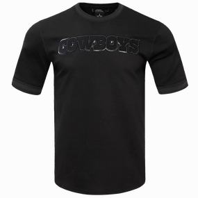 NFL DALLAS COWBOYS TRIPLE BLACK MEN'S TEE (BLACK)