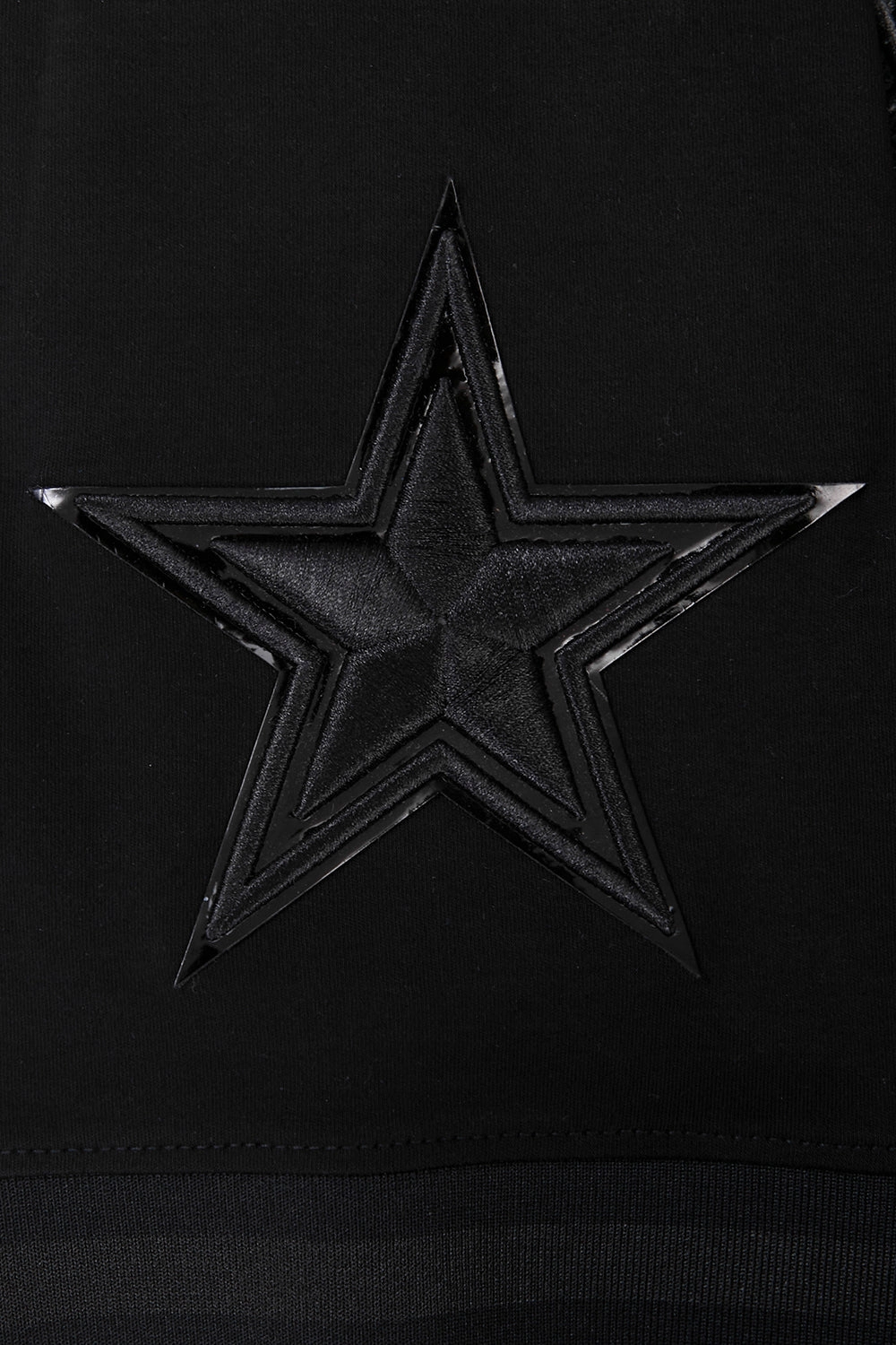 NFL DALLAS COWBOYS TRIPLE BLACK MEN'S TEE (BLACK)