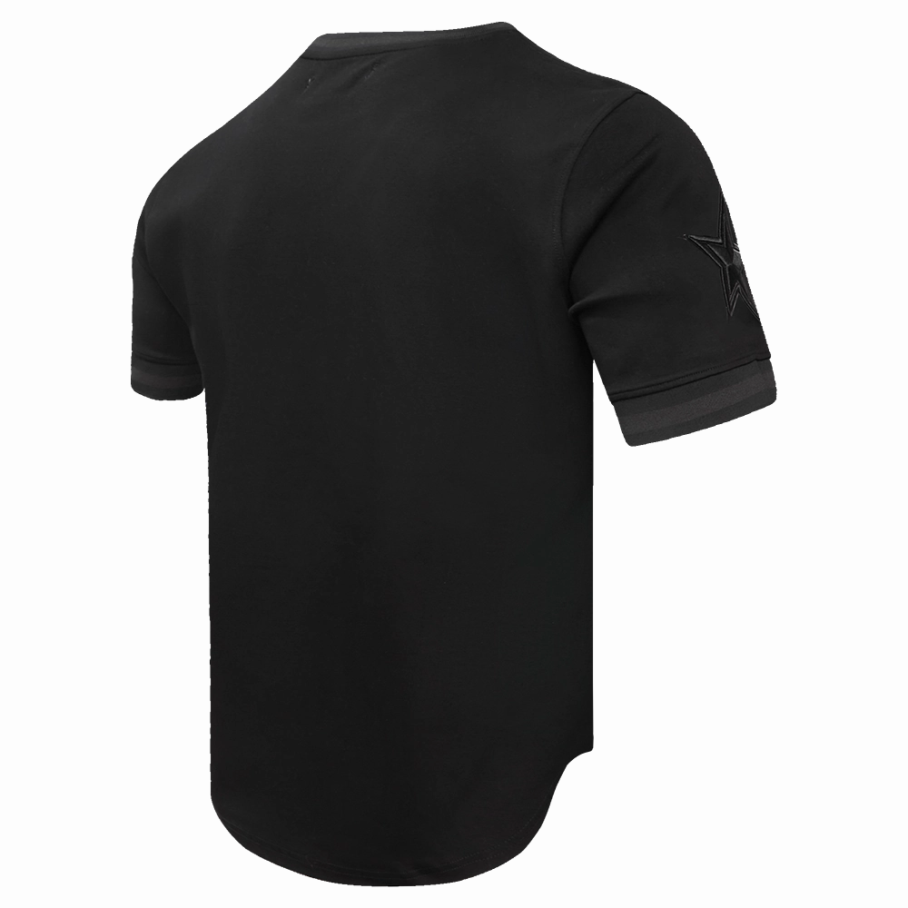 NFL DALLAS COWBOYS TRIPLE BLACK MEN'S TEE (BLACK)