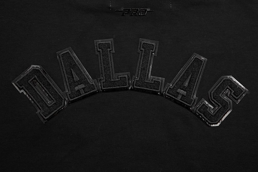 NFL DALLAS COWBOYS TRIPLE BLACK WOMEN'S BOXY TEE (TRIPLE BLACK)