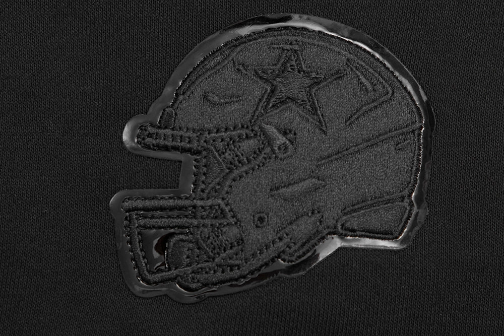 NFL DALLAS COWBOYS TRIPLE BLACK WOMEN'S CREWNECK (TRIPLE BLACK)