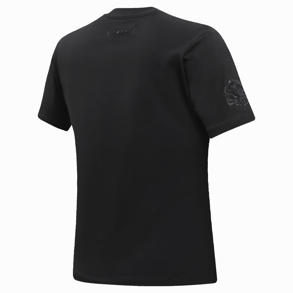 NFL DALLAS COWBOYS TRIPLE BLACK WOMEN'S SLIM FIT TEE (TRIPLE BLACK)