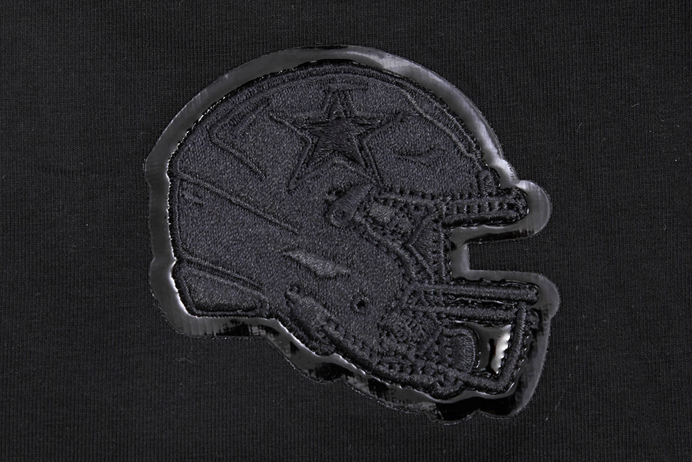 NFL DALLAS COWBOYS TRIPLE BLACK WOMEN'S SLIM FIT TEE (TRIPLE BLACK)