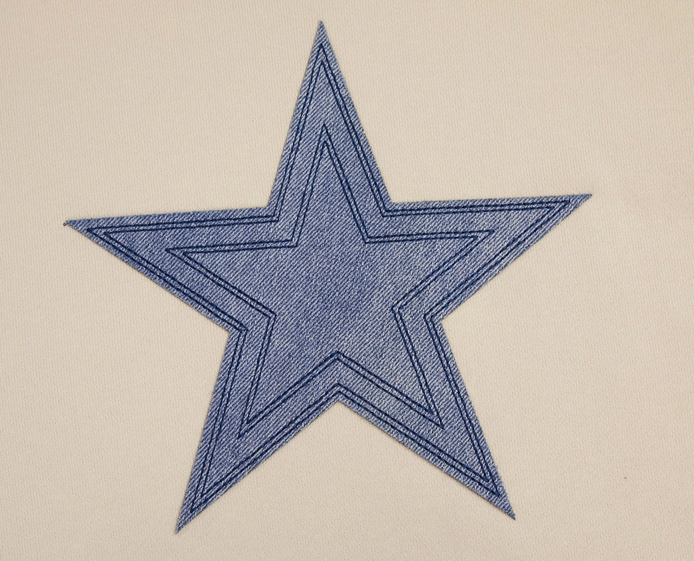 NFL DALLAS COWBOYS VARSITY BLUES MEN'S PULLOVER HOODIE (LINEN)