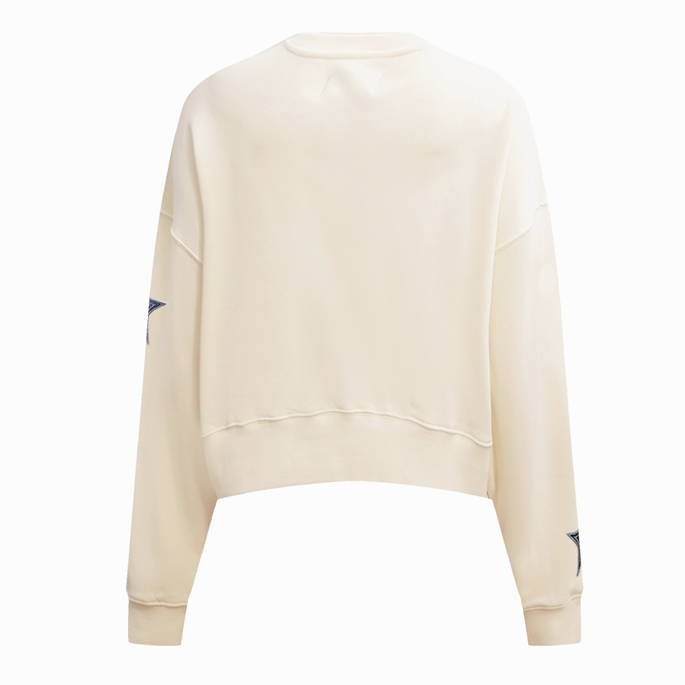 NFL DALLAS COWBOYS VARSITY BLUES WOMEN'S CREWNECK (LINEN)
