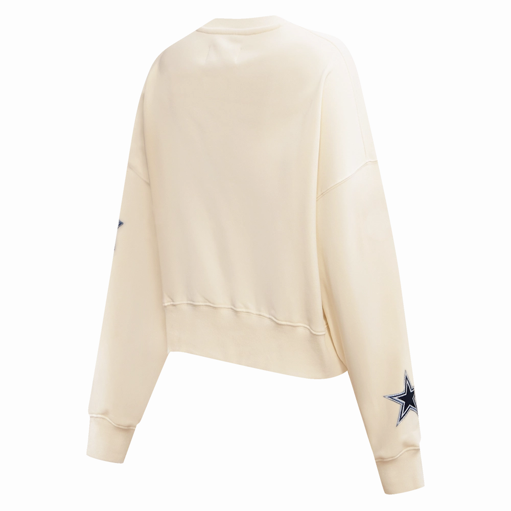 NFL DALLAS COWBOYS VARSITY BLUES WOMEN'S CREWNECK (LINEN)