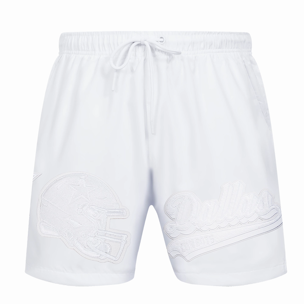 NFL DALLAS COWBOYS WHITE OUT MEN'S WOVEN SHORT (WHITE)