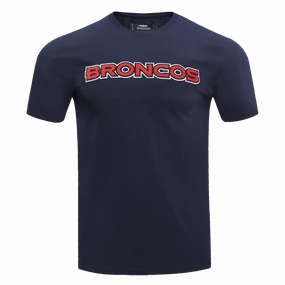 NFL DENVER BRONCOS CLASSIC CHENILLE MEN'S   TEE (MIDNIGHT NAVY)