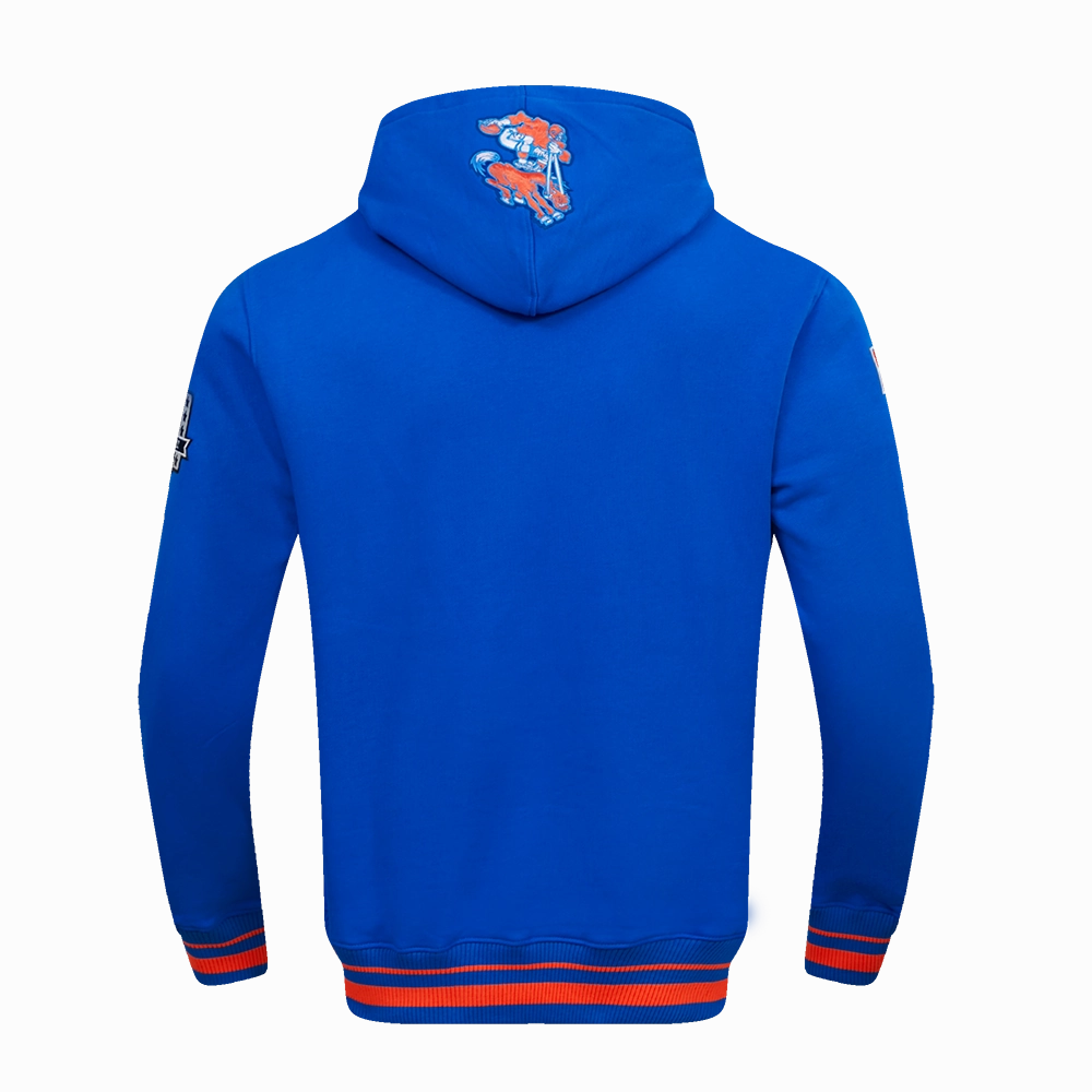 NFL DENVER BRONCOS RETRO CLASSIC MEN'S PULLOVER HOODIE (ROYAL BLUE/ORANGE)