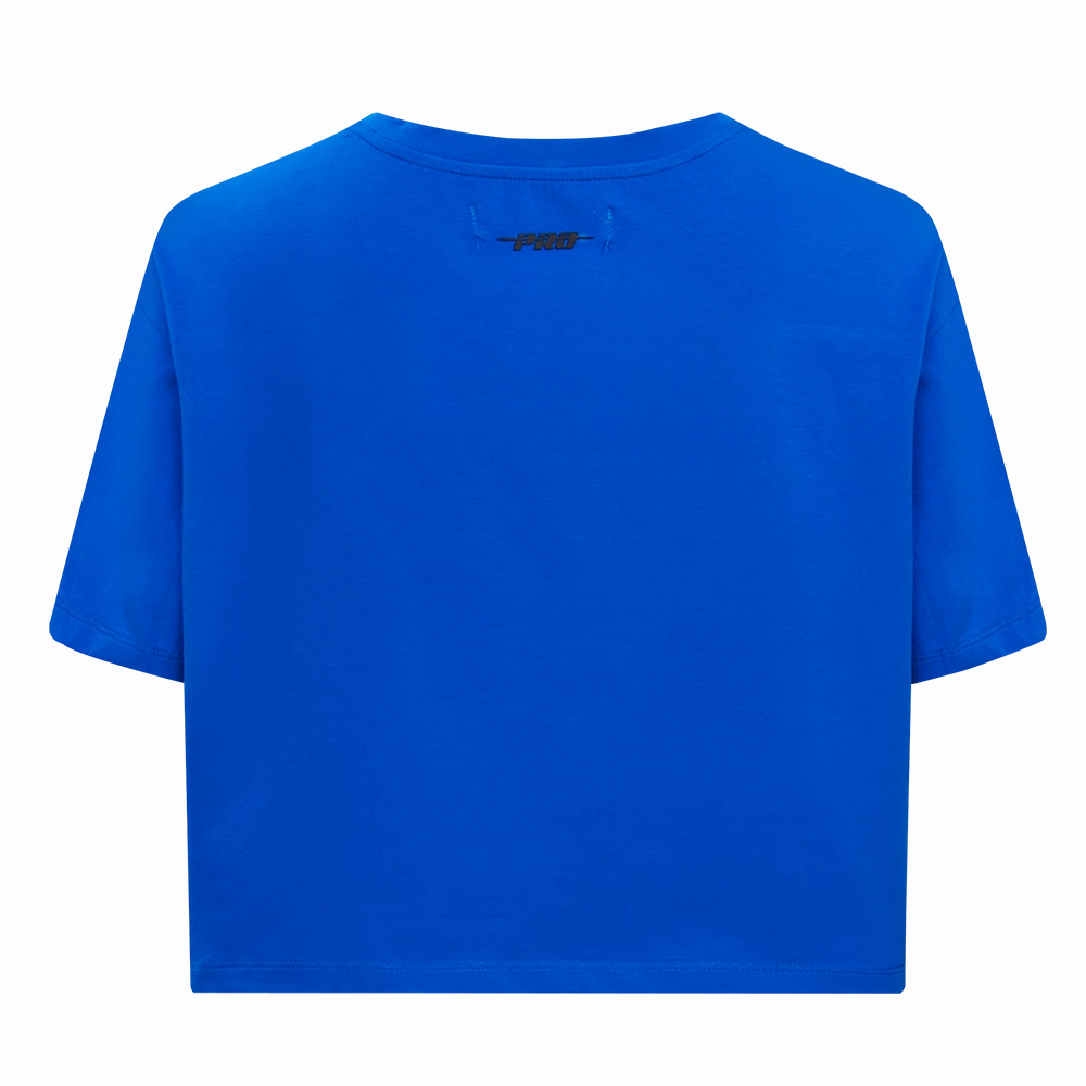 NFL DENVER BRONCOS RETRO CLASSIC WOMEN'S BOXY TEE (ROYAL BLUE)