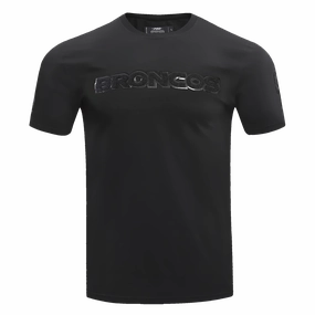NFL DENVER BRONCOS TRIPLE BLACK MEN'S   TEE (TRIPLE BLACK)