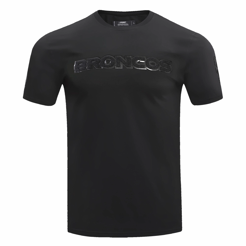 NFL DENVER BRONCOS TRIPLE BLACK MEN'S   TEE (TRIPLE BLACK)