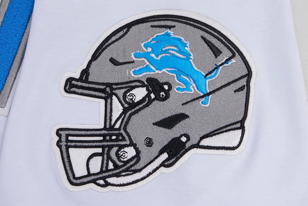 NFL DETROIT LIONS CLASSIC CHENILLE MEN'S   TEE (WHITE)